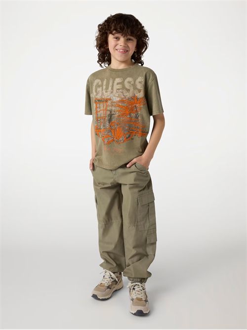 pants boy green GUESS | L5GB04WGBT1/G9D5